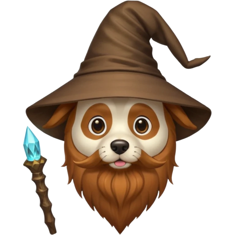 Dog wizard emoji
