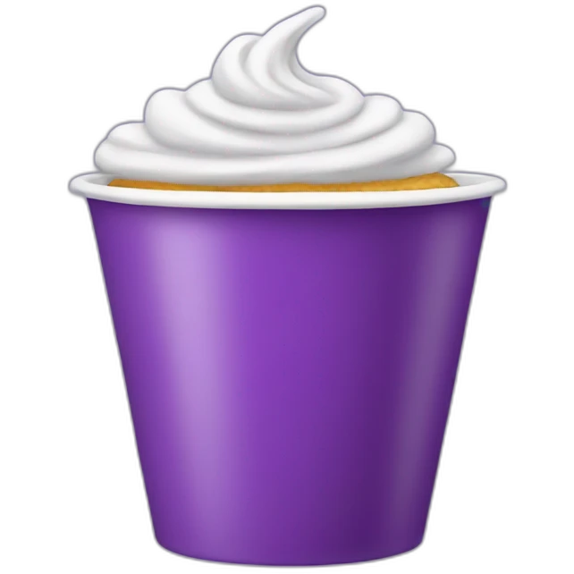 Purple cup emoji