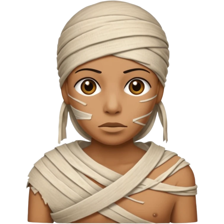 mummy no face emoji