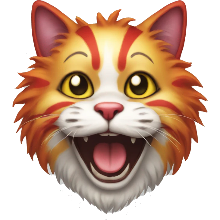 clown cat  emoji