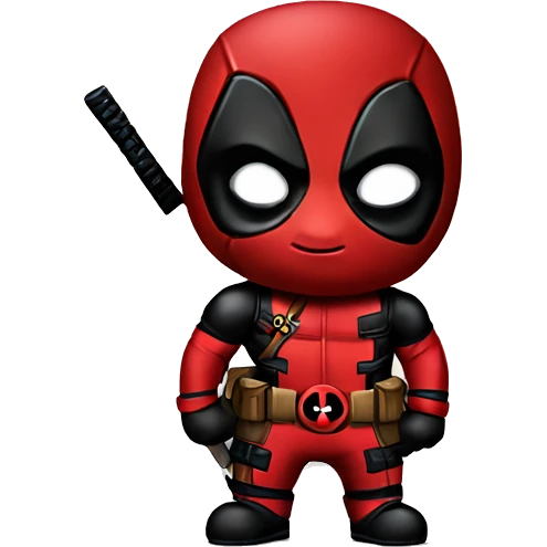 Cute deadpool  emoji