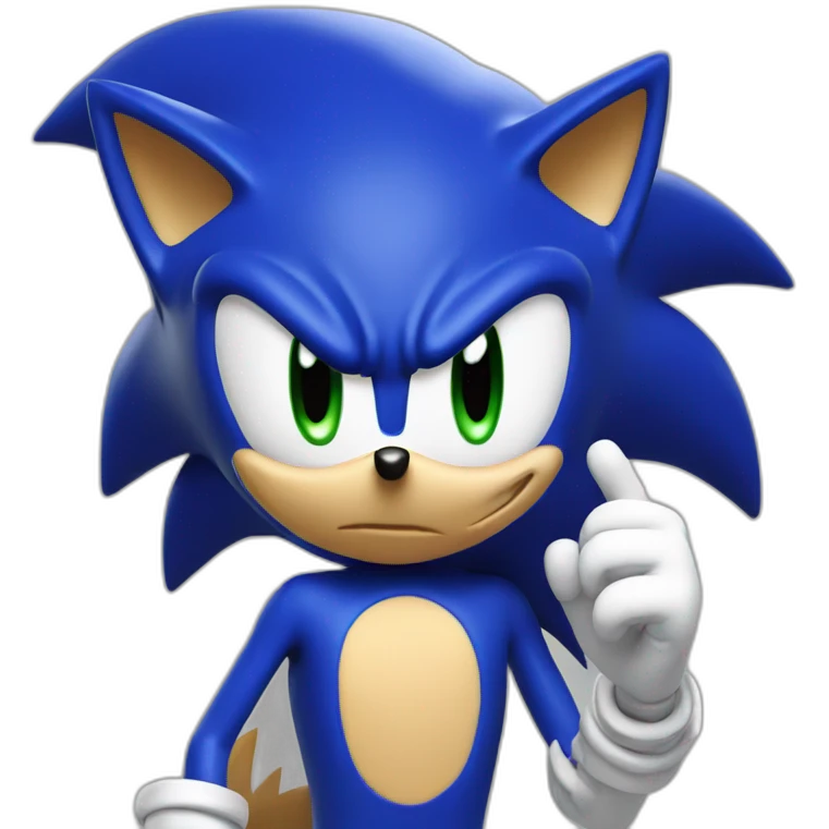 Sonic el erizo emoji