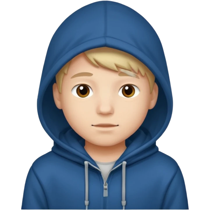 a boy wearing a hoodie emoji