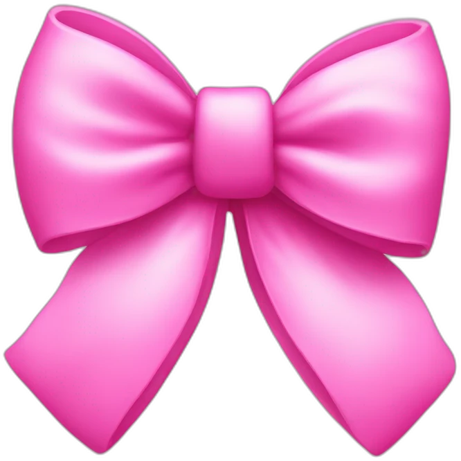Pink schleife emoji