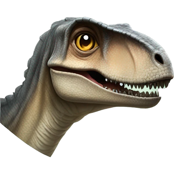 jurassic park raptor smiling  emoji