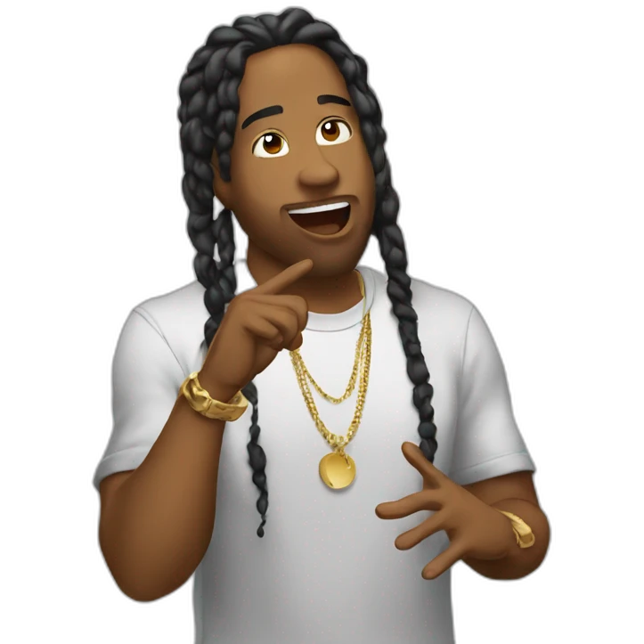 devine rapping emoji