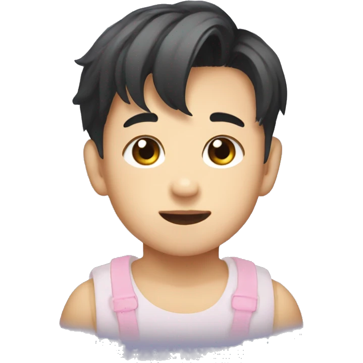 baby lucas wong from nct emoji