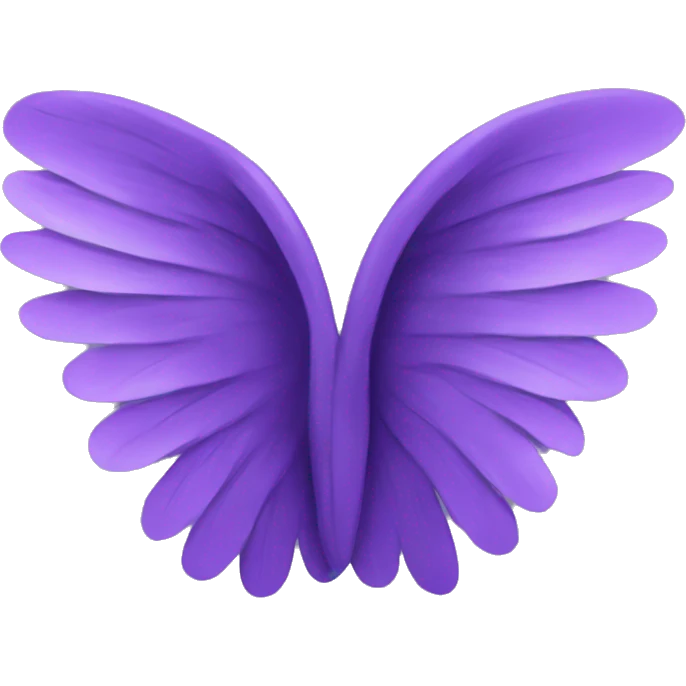 Purple wings emoji