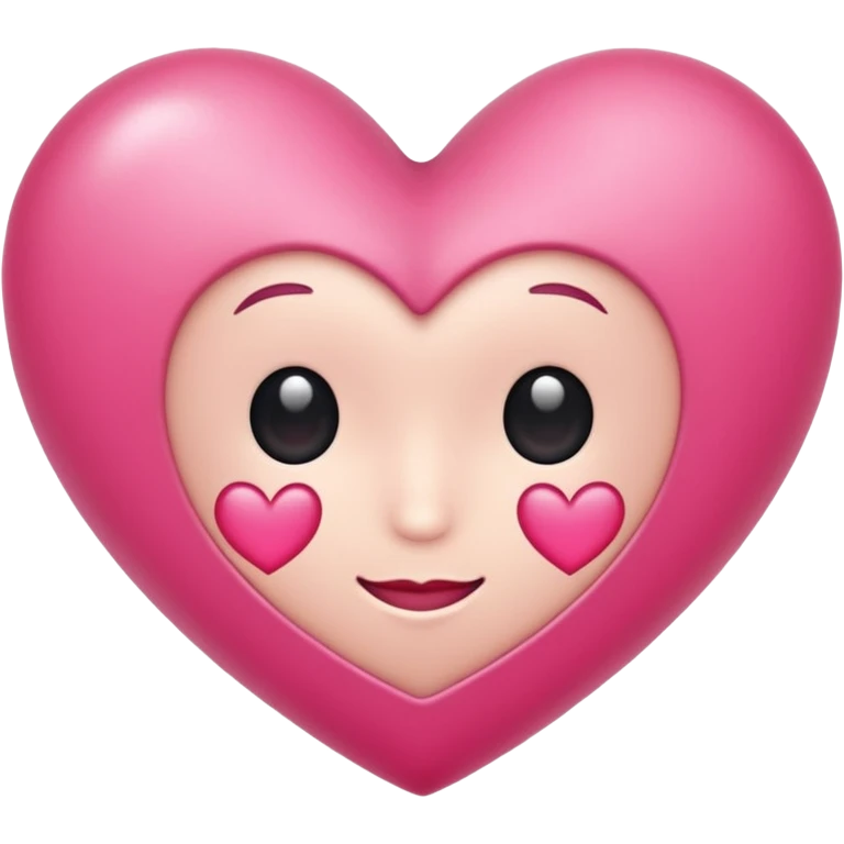 Un corazón super cute y color rosadito  emoji