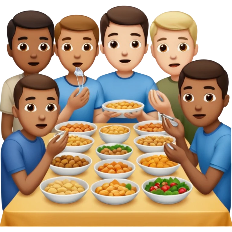 Hombres se les hace agua la boca emoji