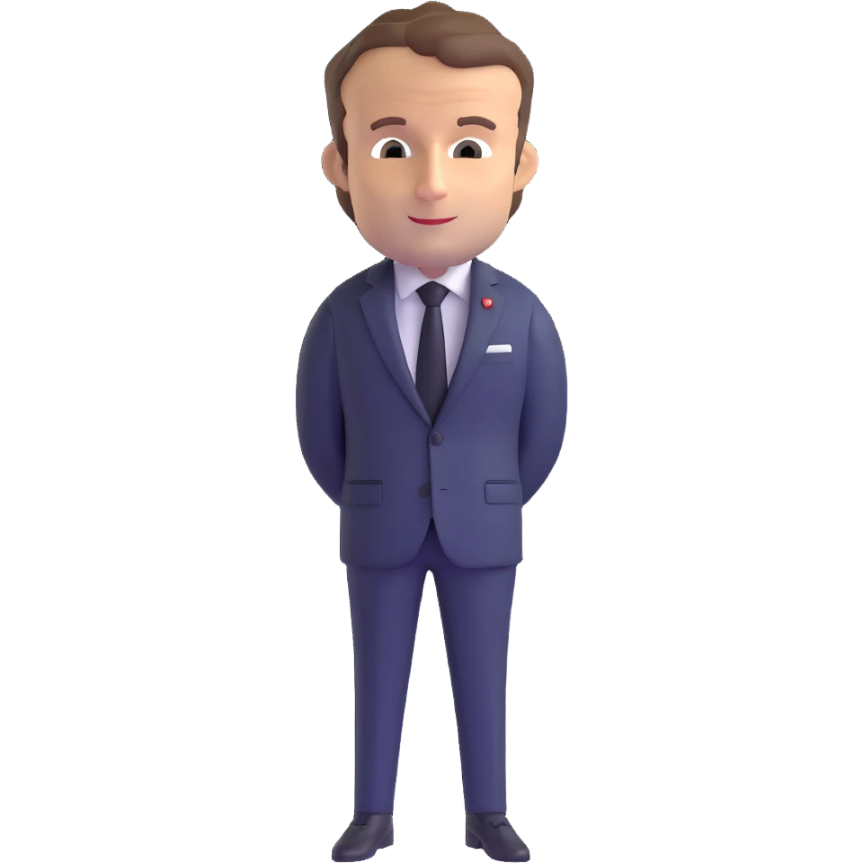 Emmanuel Macron, President of France emoji