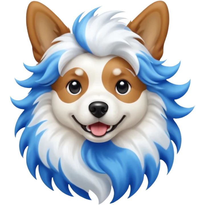 dog with shock waves emoji