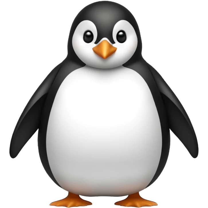 Fat penguin emoji