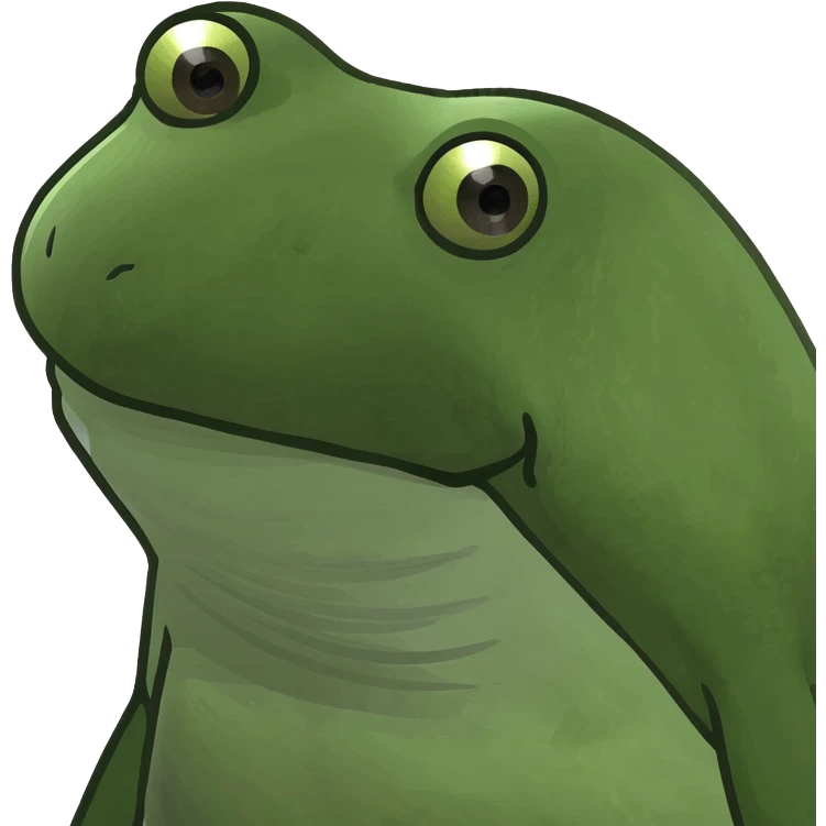 bufo frog building a sandcastle at the beach emoji
