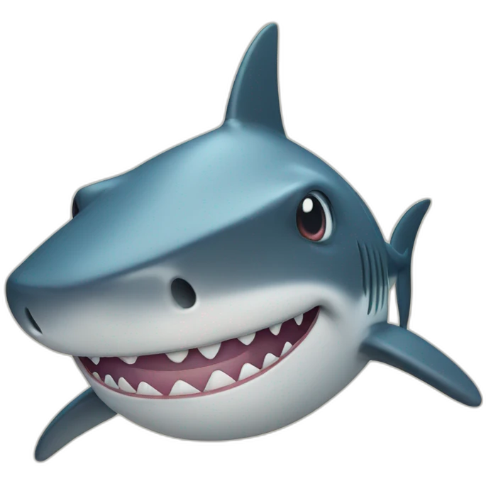 shark smile emoji