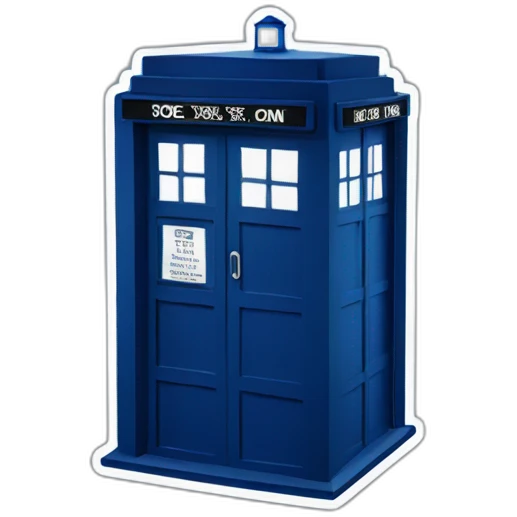 Tardis doctor emoji