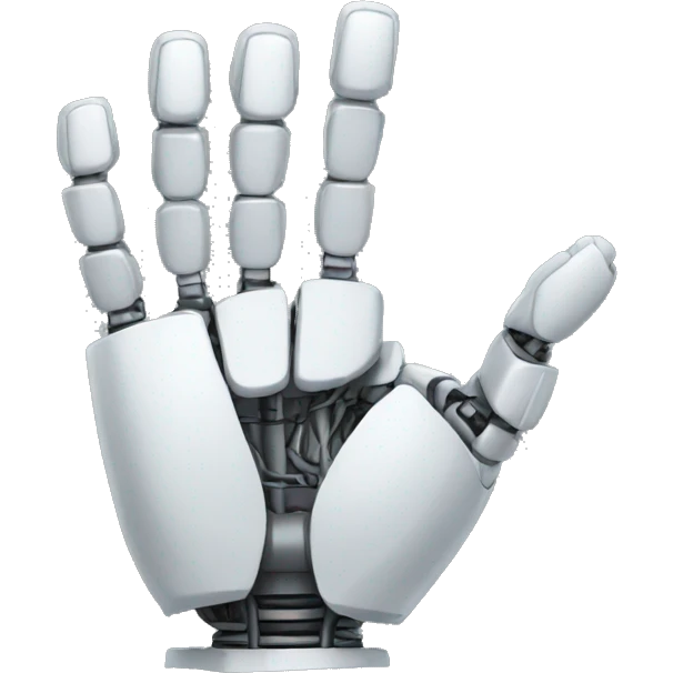 robot hands raised emoji