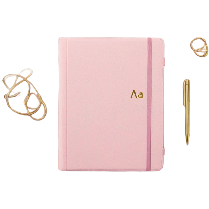 Pink Day Planner emoji
