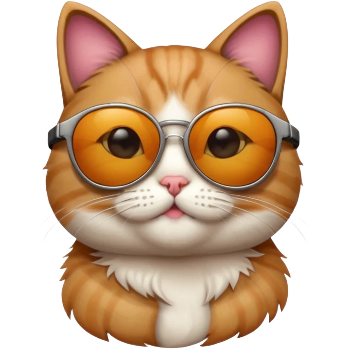 Cat wearing sunglasses emoji