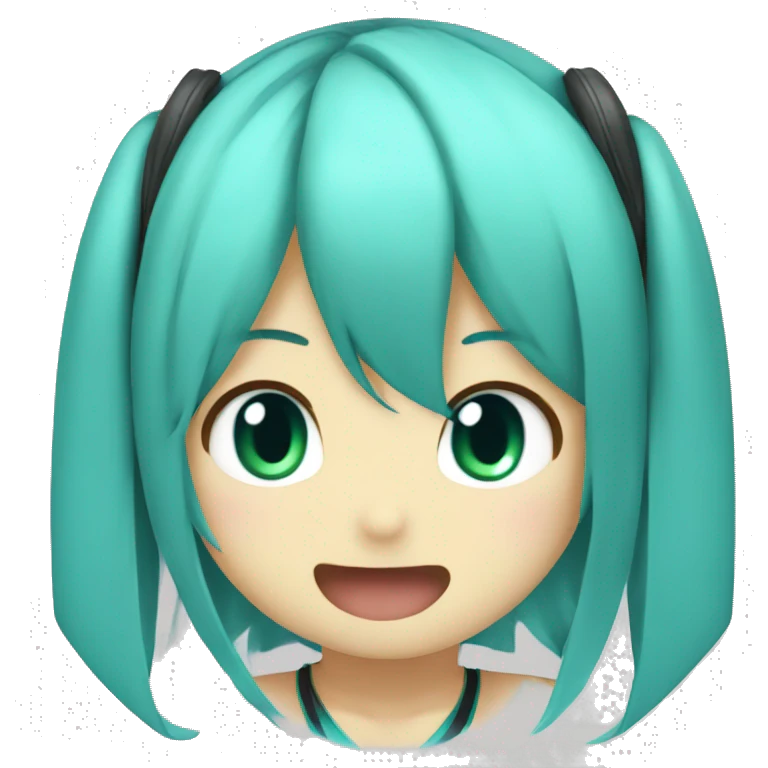 Hatsune Miku burp emoji