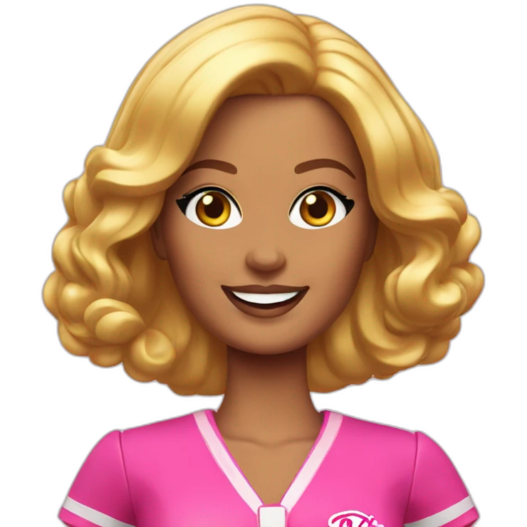 Victory Barbie emoji