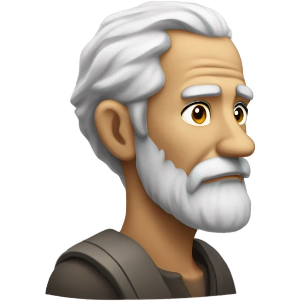 old man with beard gaze emoji