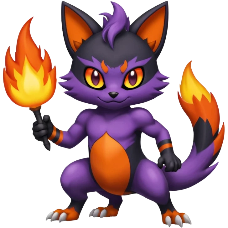 Noibat-Litten-Torracat-fusion-Fakemon-Pokémon-creature  emoji