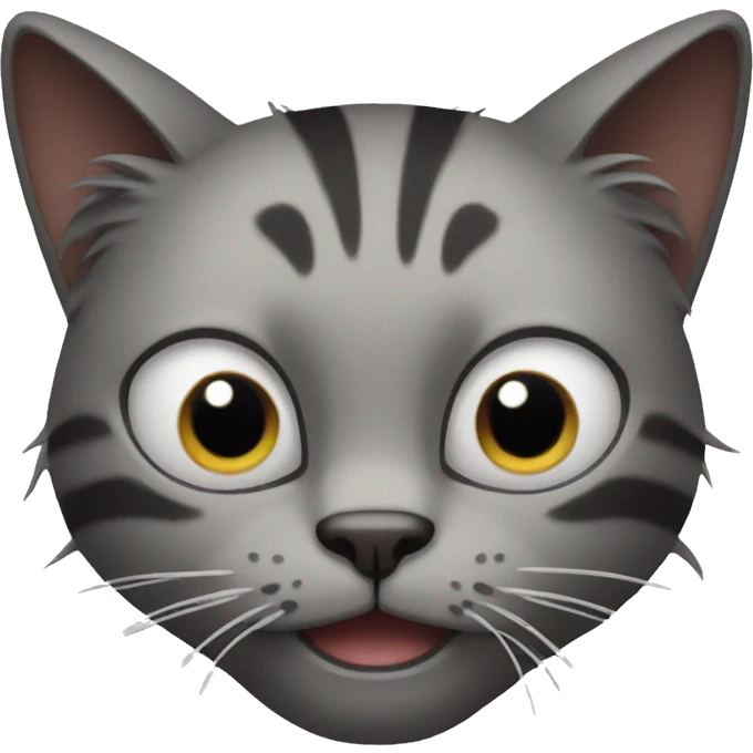 A cat with eight legs emoji