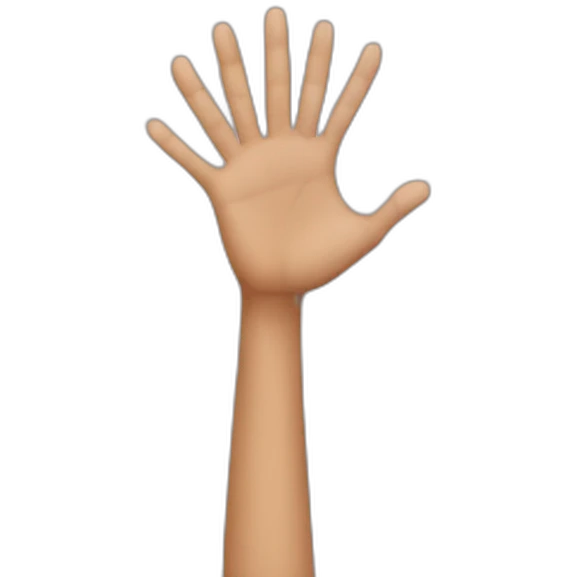 Hold your palms up emoji