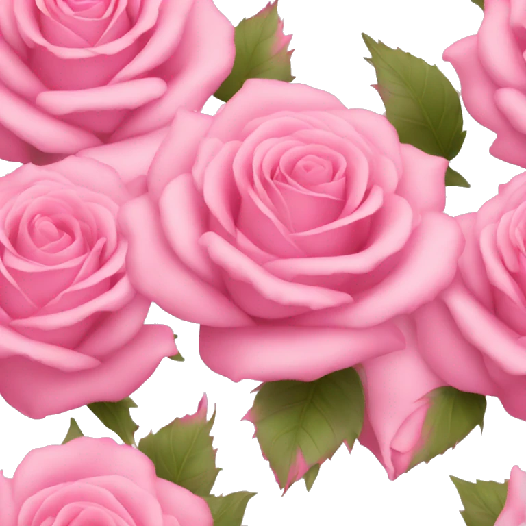 Pink roses emoji