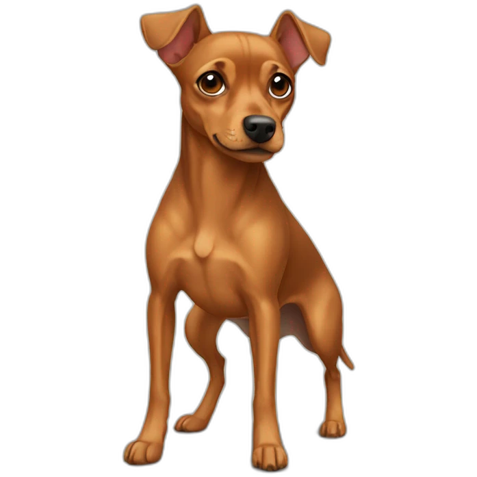 Light Brown pinscher emoji