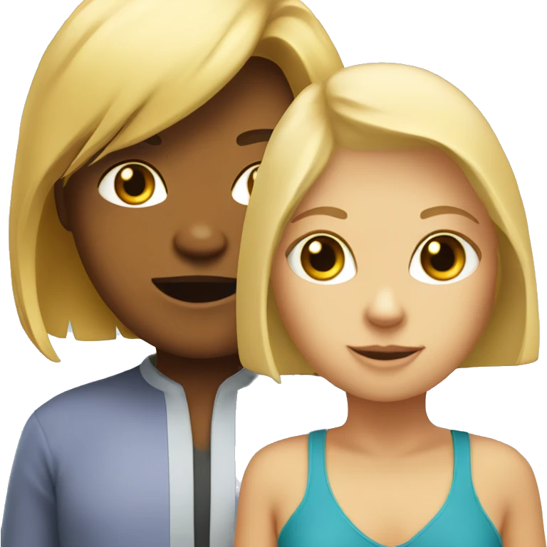 Bob cat with a blonde girl emoji