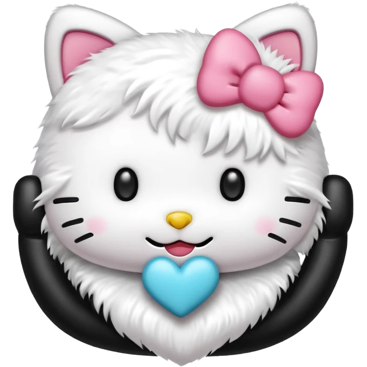 Hello kitty cartoon emoji