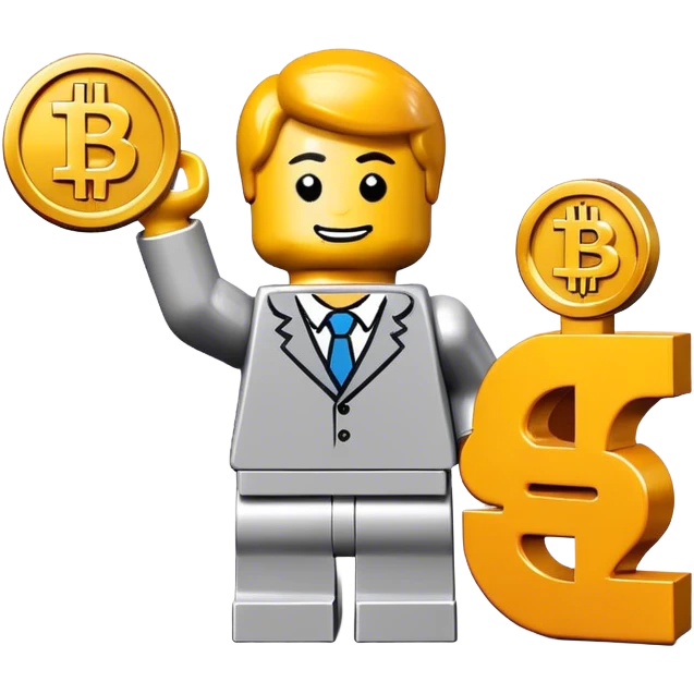 lego homme bitcoin emoji