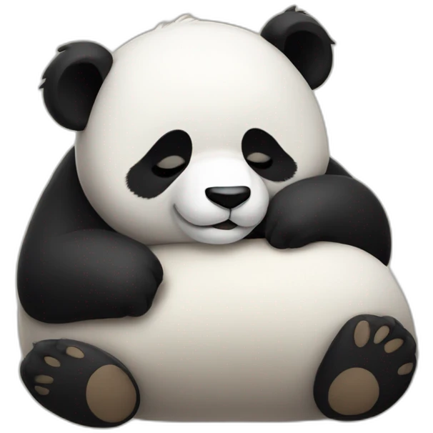 Panda sleepig emoji