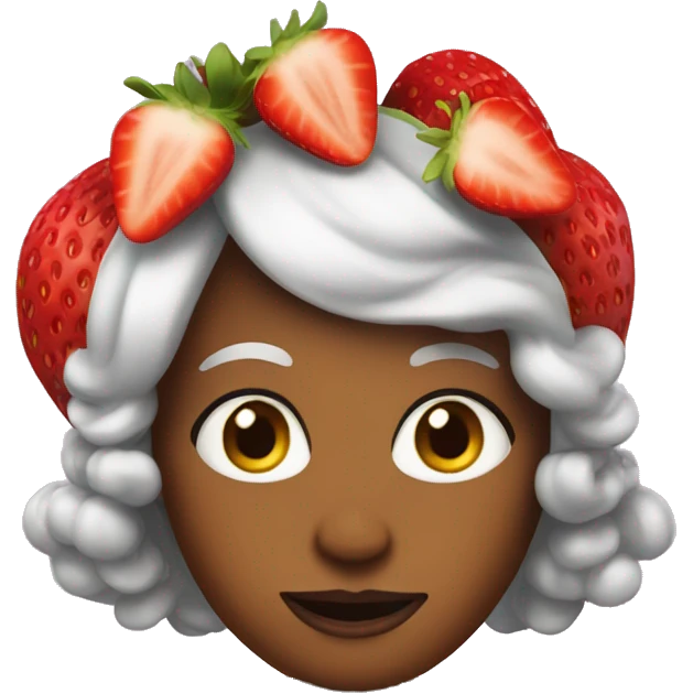 Auntie Strawberry  emoji