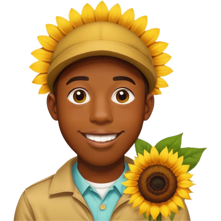 Tyler the creator with sunflower  emoji