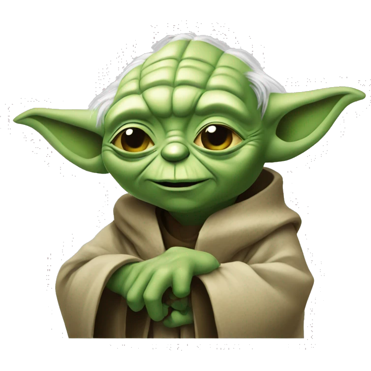 Yoda with 👍 emoji