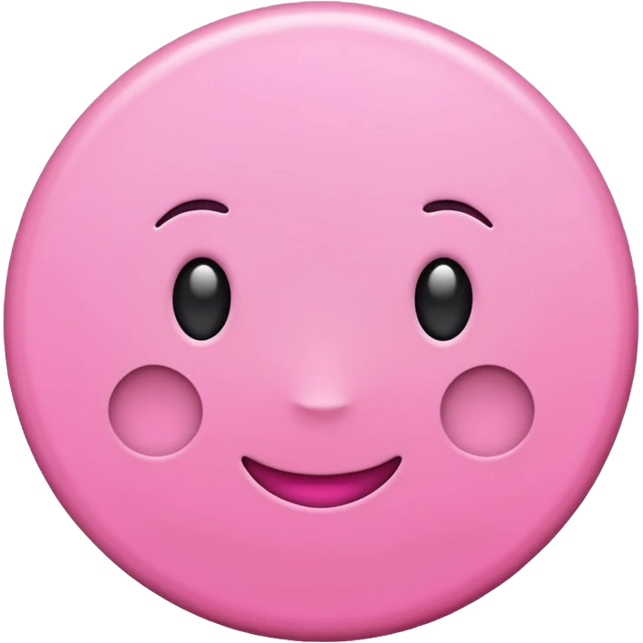 Pink circle emoji