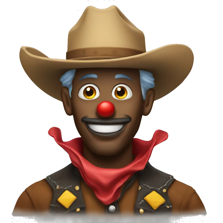 cowboy clown emoji