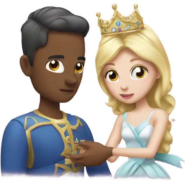 someone getting princess treatment emoji