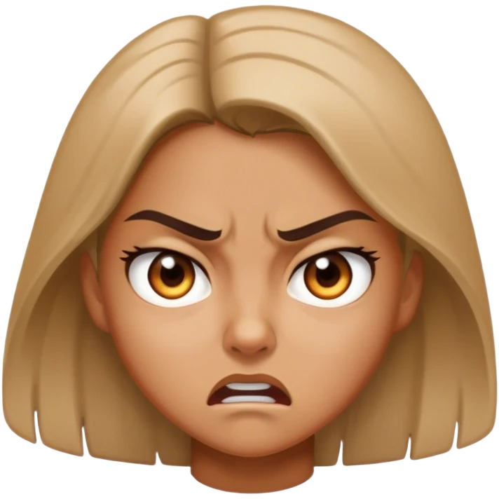 girl angry  emoji