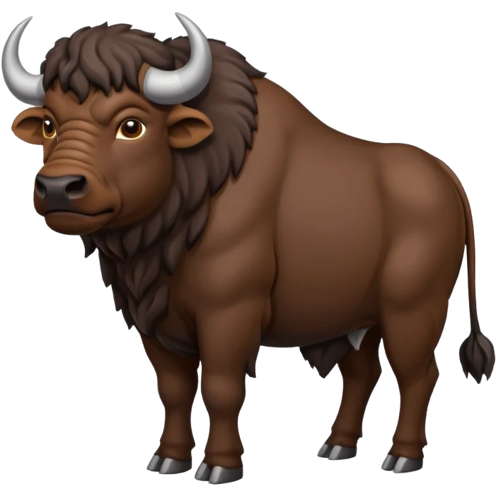 A cape buffalo emoji
