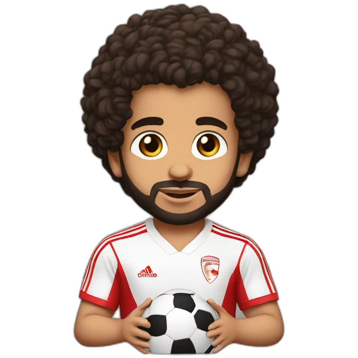 football player mohammed salah as a baby emoji