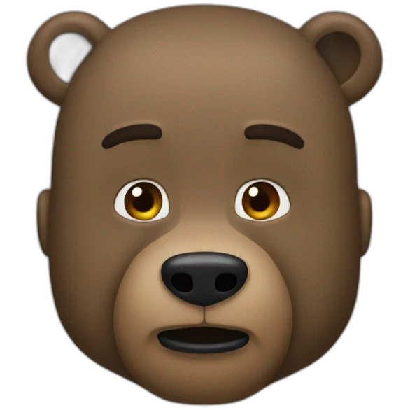 Kanye west bear emoji