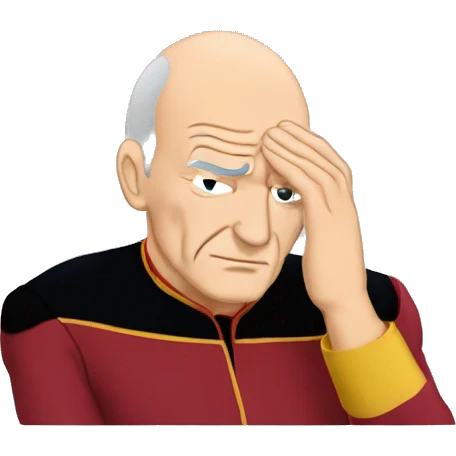 Captain Picard facepalm emoji