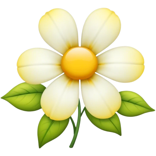 Flower yellow and white  emoji