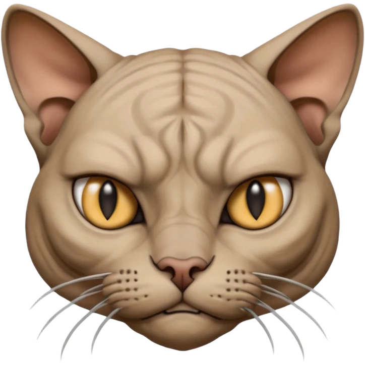 Cat Sphinx is angry emoji