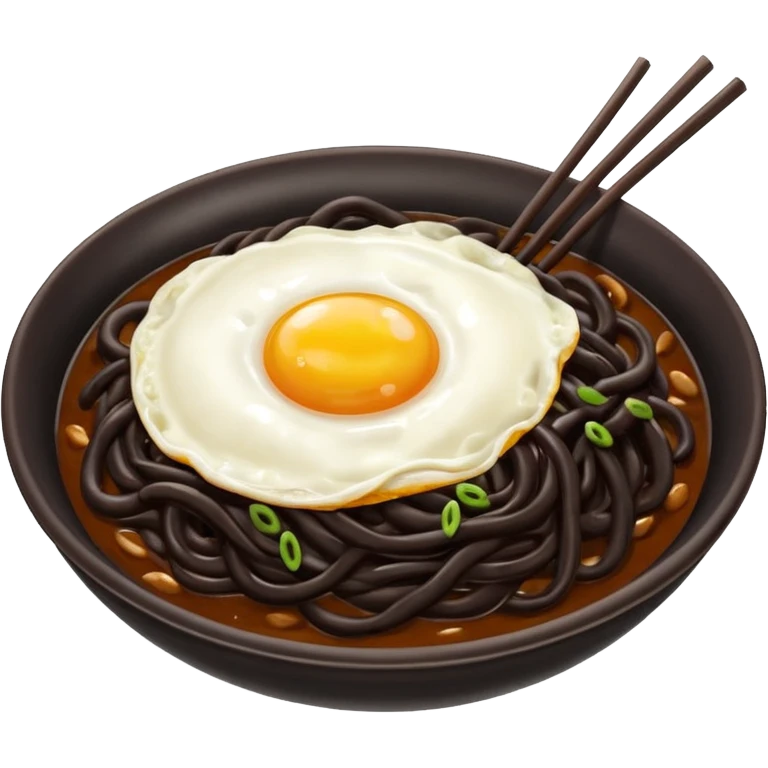 Korean jjajangmyun Twitter emoji style emoji