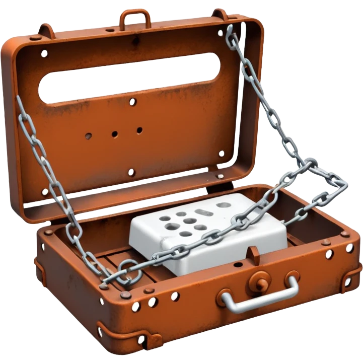 animal trap with cocaine in it  emoji